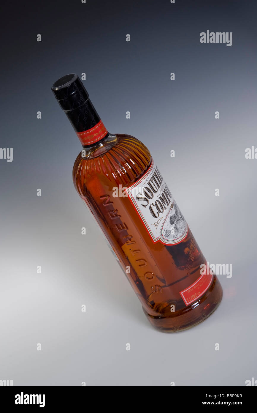 Volle Flasche Southern Comfort Stockfoto