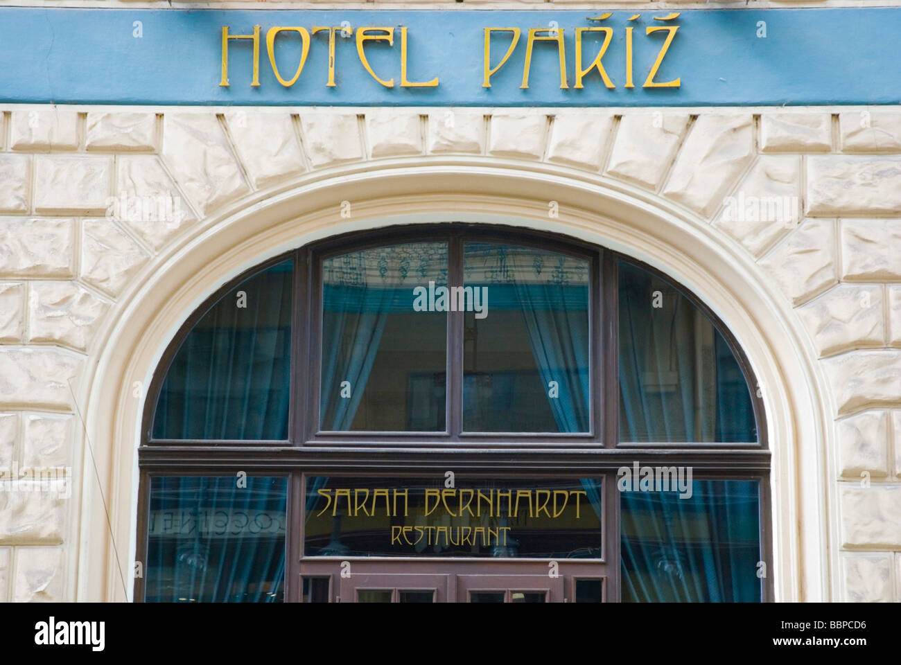 Hotel Pariz äußere Altstadt Prag Tschechische Republik Europa Stockfoto