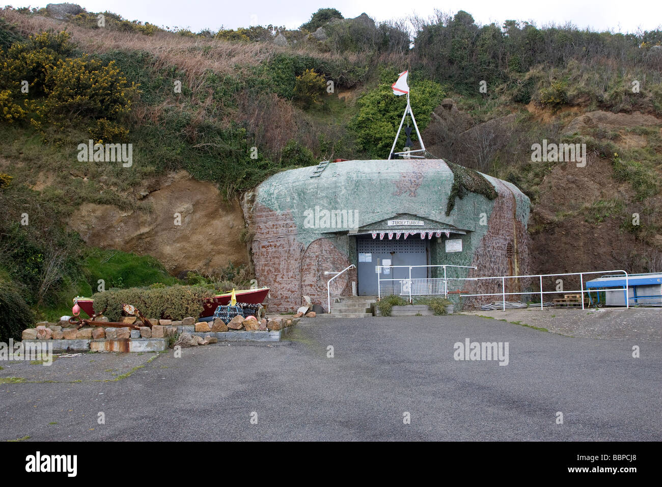 Jersey Steinbutt Company, Jersey, Kanalinseln, Großbritannien Stockfoto