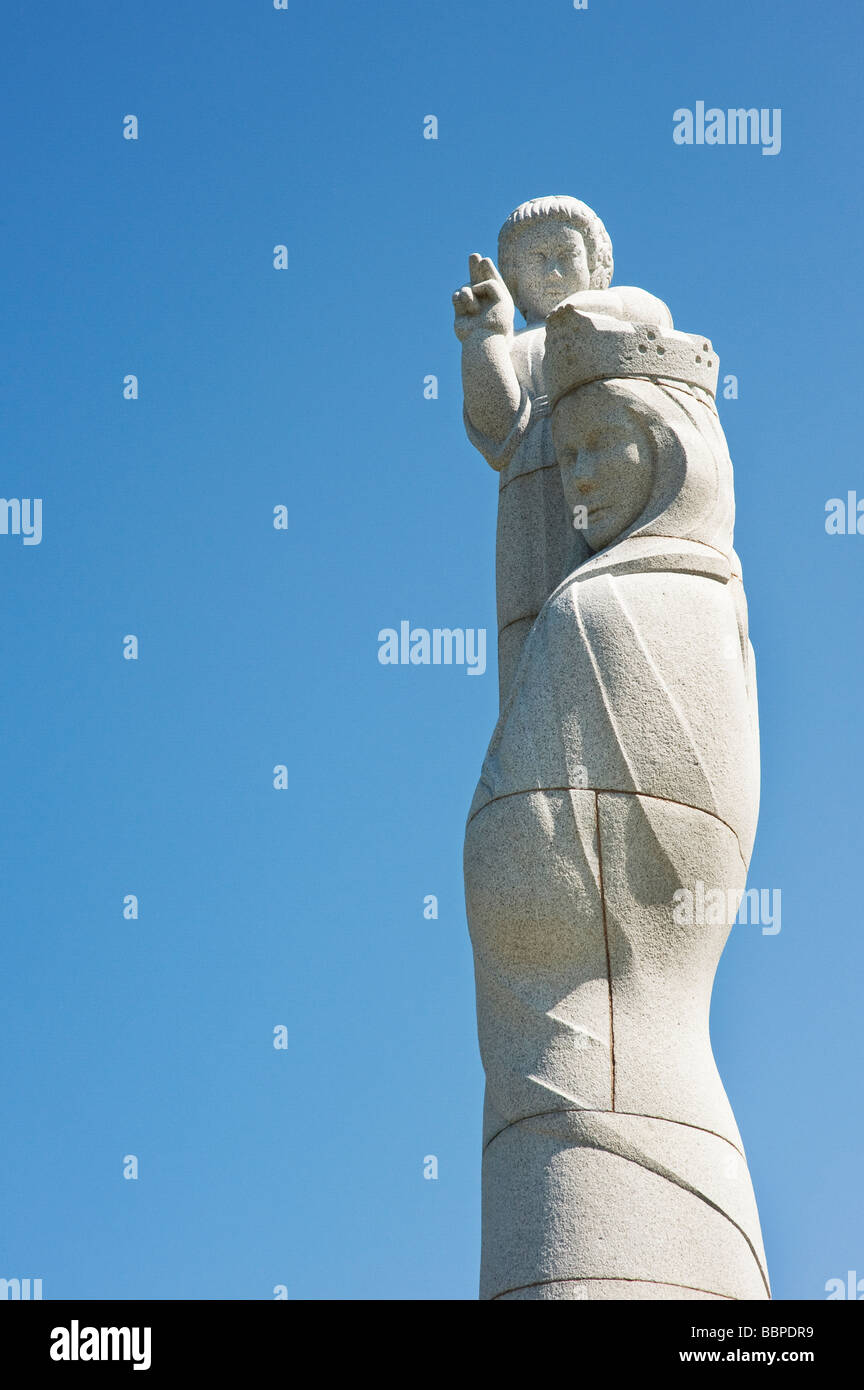 Our Lady of the Isles Statue, Uist, äußeren Hebriden, Schottland Stockfoto