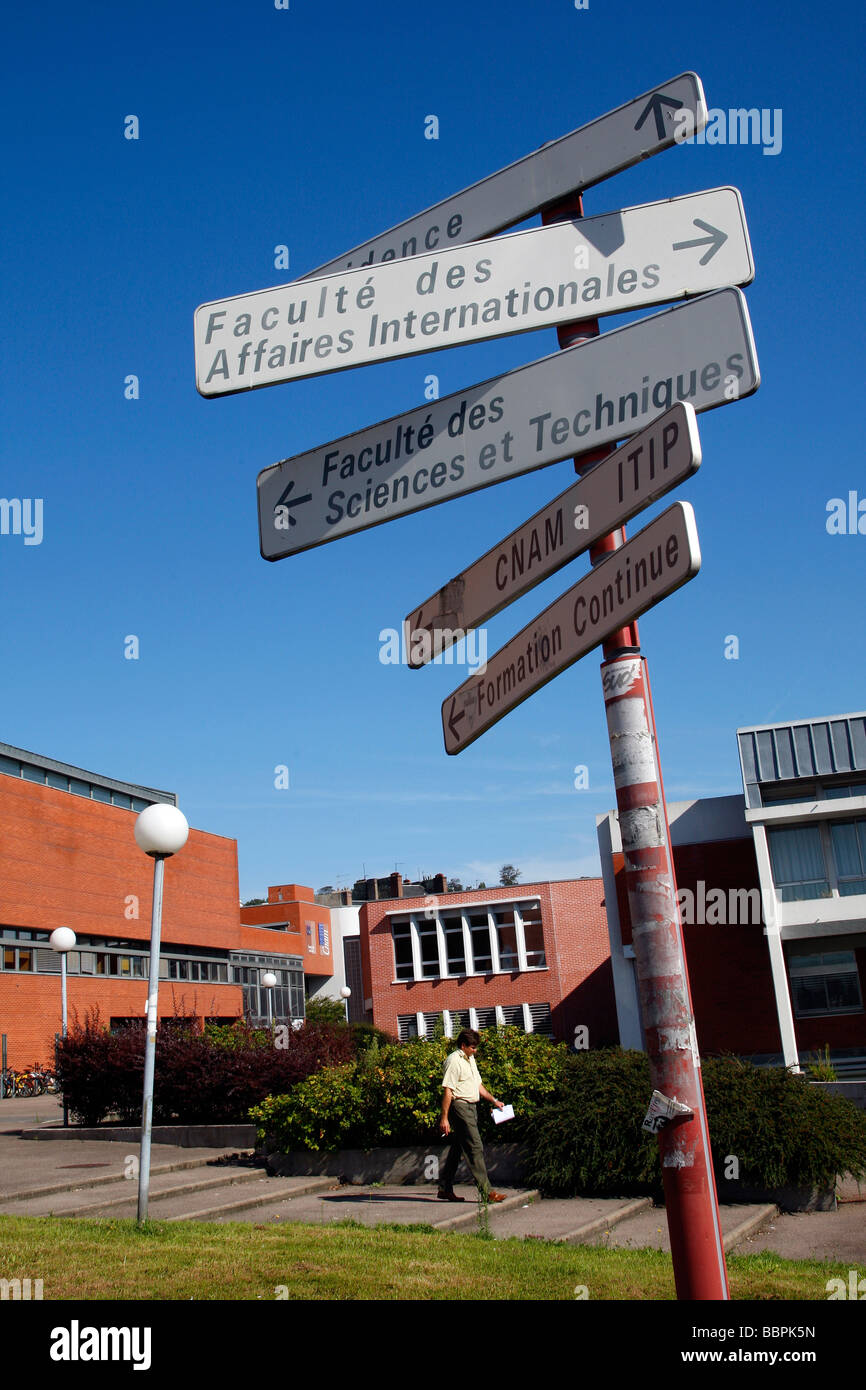 DER CAMPUS DER UNIVERSITÄT, LE HAVRE, SEINE-MARITIME (76), NORMANDIE, FRANKREICH Stockfoto