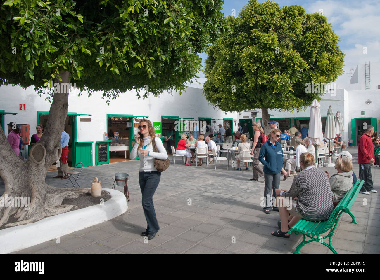 La Recova Markt Arrecife Spanien Stockfoto