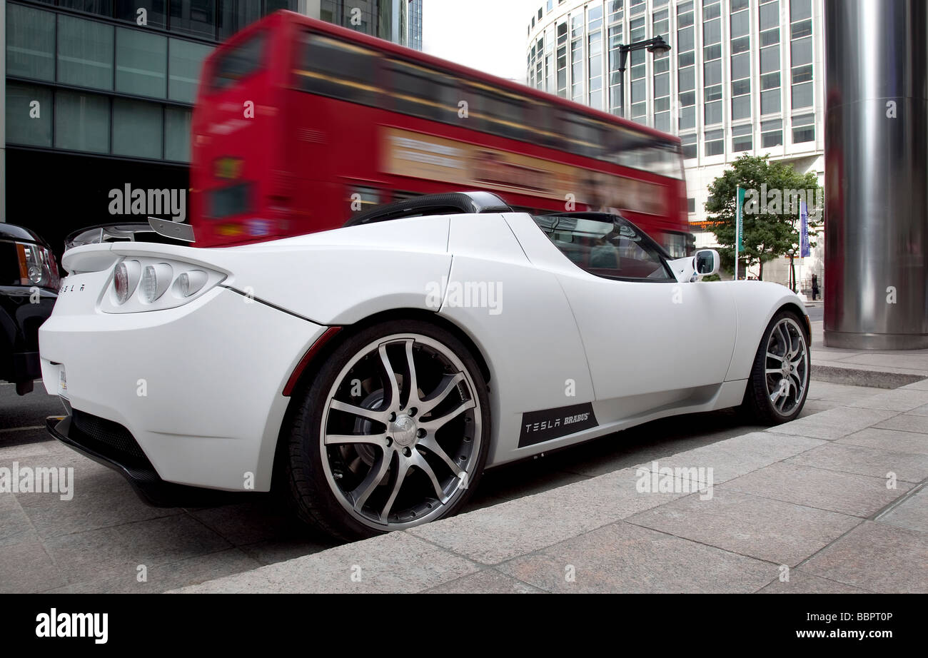 Tesla Brabus Elektro-Sportwagen 2010 Stockfoto