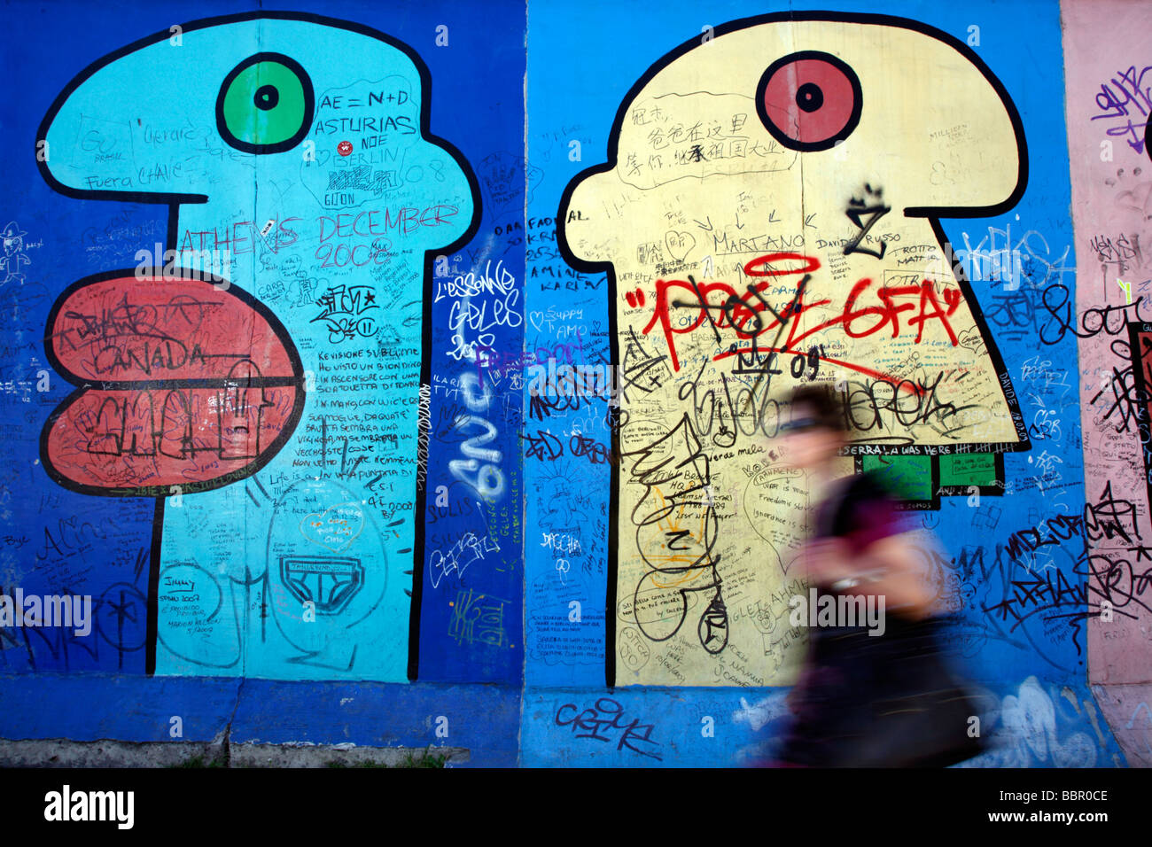 Berliner Mauer Deutschland Stockfoto