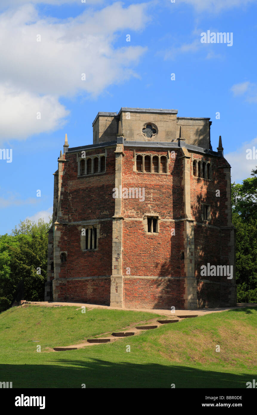 Die rote Mount-Kapelle in den Spaziergängen bei King's Lynn in Norfolk. Stockfoto