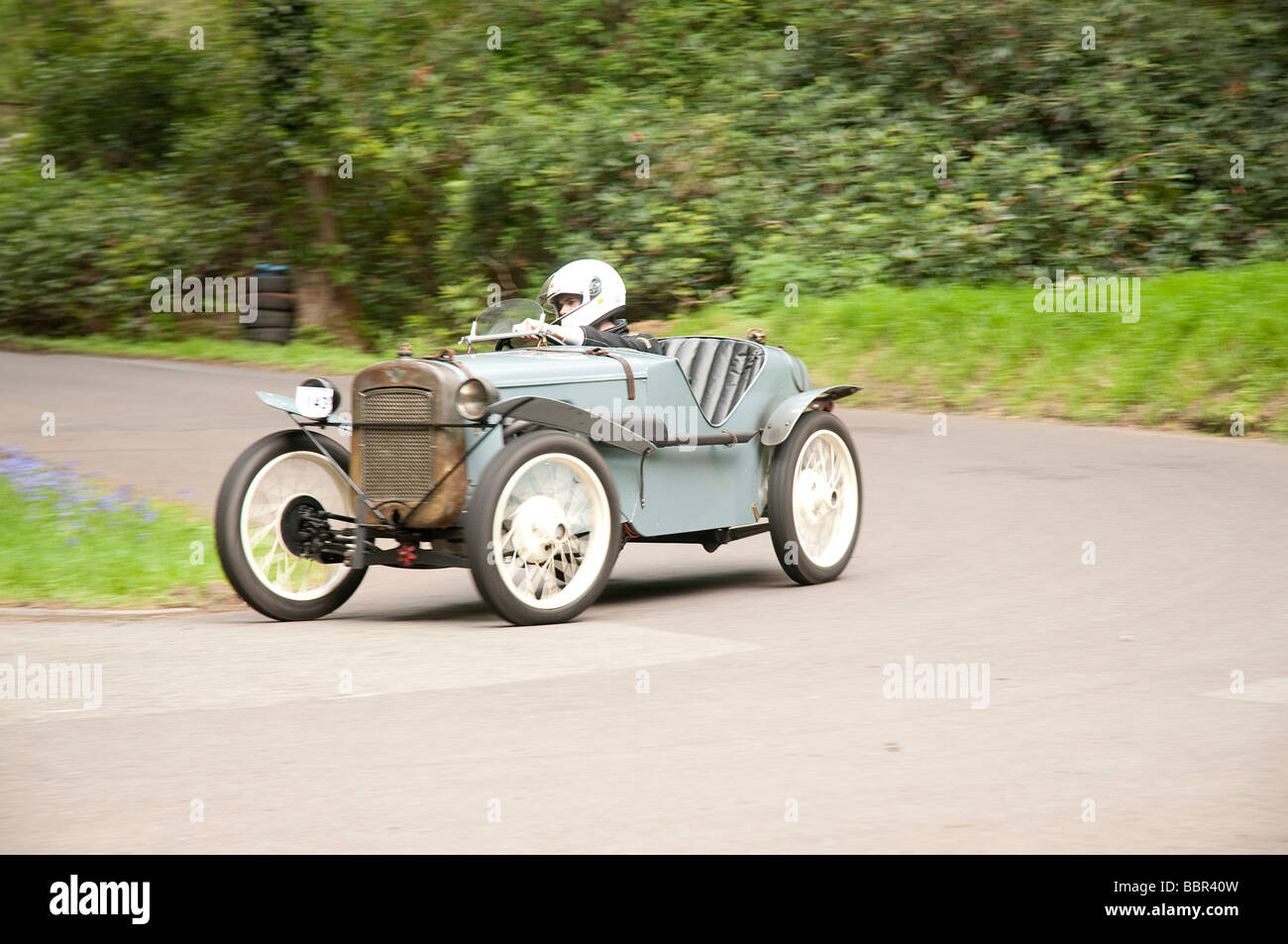 Austin 7 1929 747cc sieben Wiscombe Hill Climb 10. Mai 2009 Stockfoto