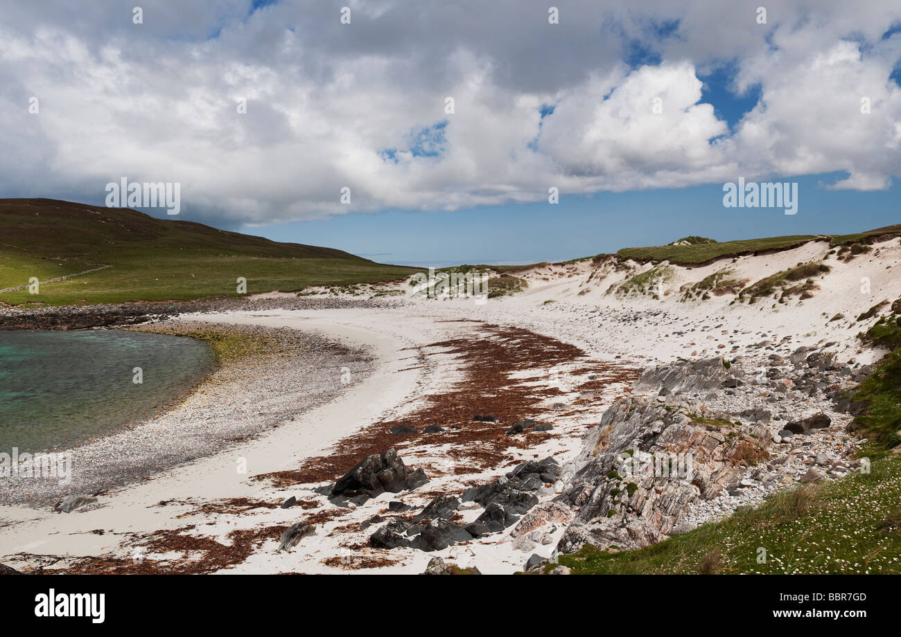 North Uist Strand, äußeren Hebriden, Schottland Stockfoto