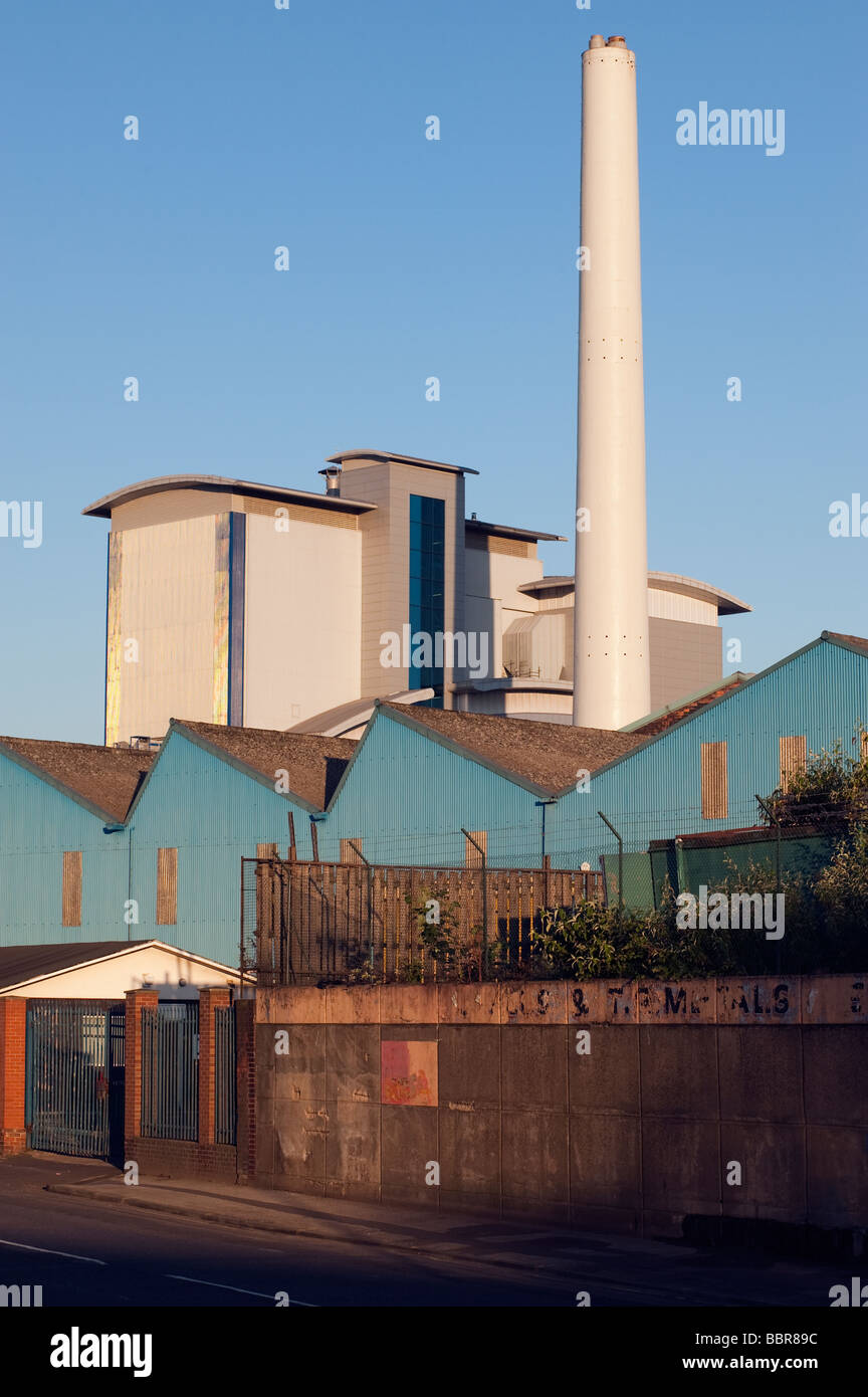 Sheffield-Verbrennungsanlage bei 'Bernard Road' in Süd-Yorkshire, England, Sheffield, Großbritannien " Stockfoto