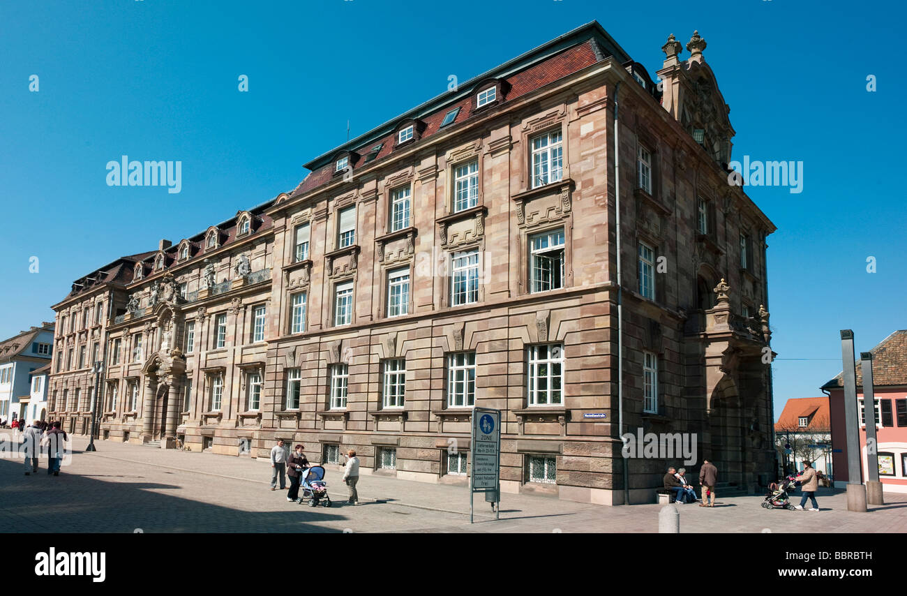 Stadthaus, Stadt Verwaltungsgebäude mit des Bürgermeisters Büro, Speyer, Rheinland-Pfalz, Deutschland, Europa Stockfoto