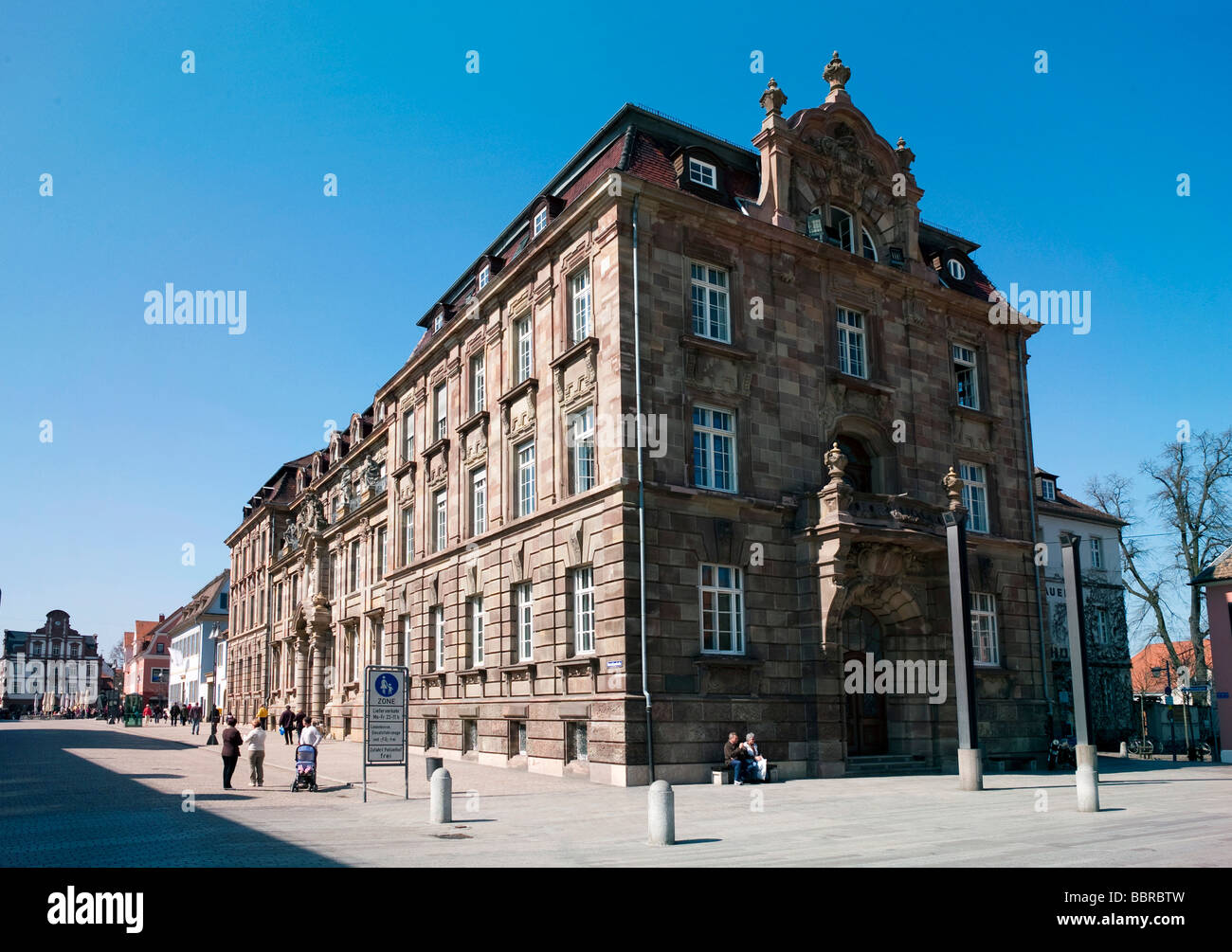 Stadthaus, Stadt Verwaltungsgebäude mit des Bürgermeisters Büro, Speyer, Rheinland-Pfalz, Deutschland, Europa Stockfoto
