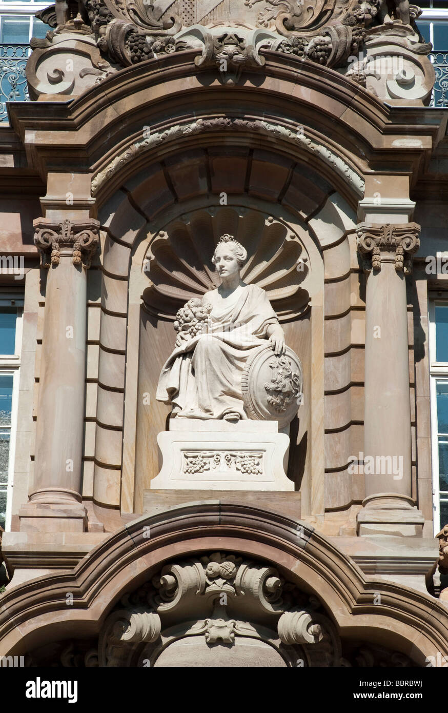 Stadthaus, Stadt Verwaltungsgebäude mit des Bürgermeisters Büro, Speyer, Rheinland-Pfalz, Deutschland, Europa Stockfoto