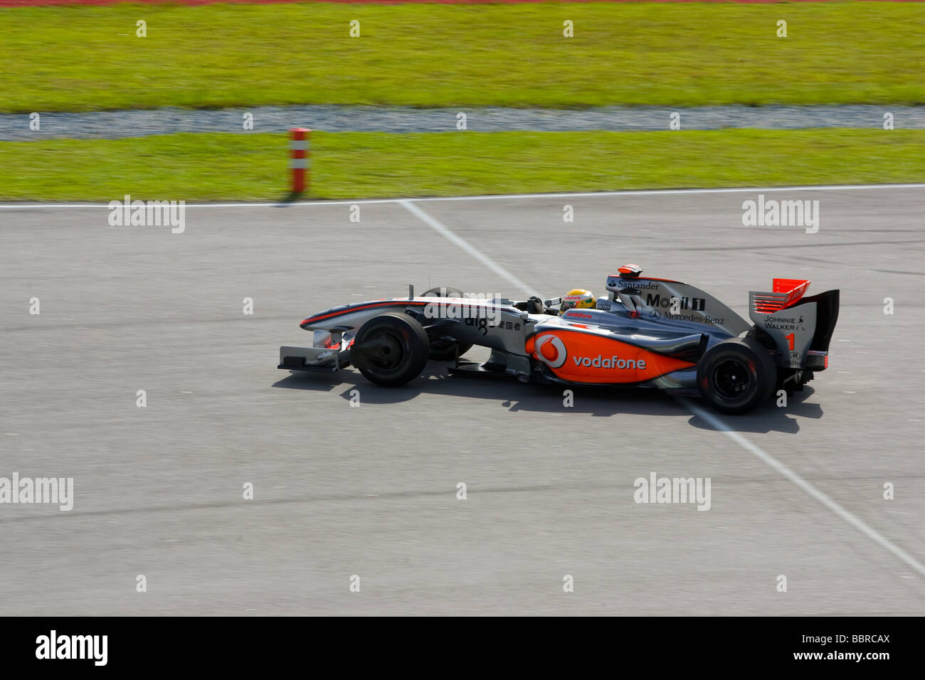 Formel 1 Grand Prix 2 3 4 April 2009 bei Sepang International Circuit Malaysia Stockfoto