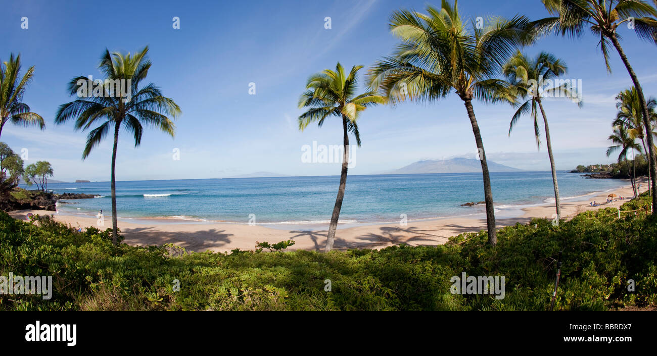 Maluaka Beach Makena Maui Hawaii Stockfoto