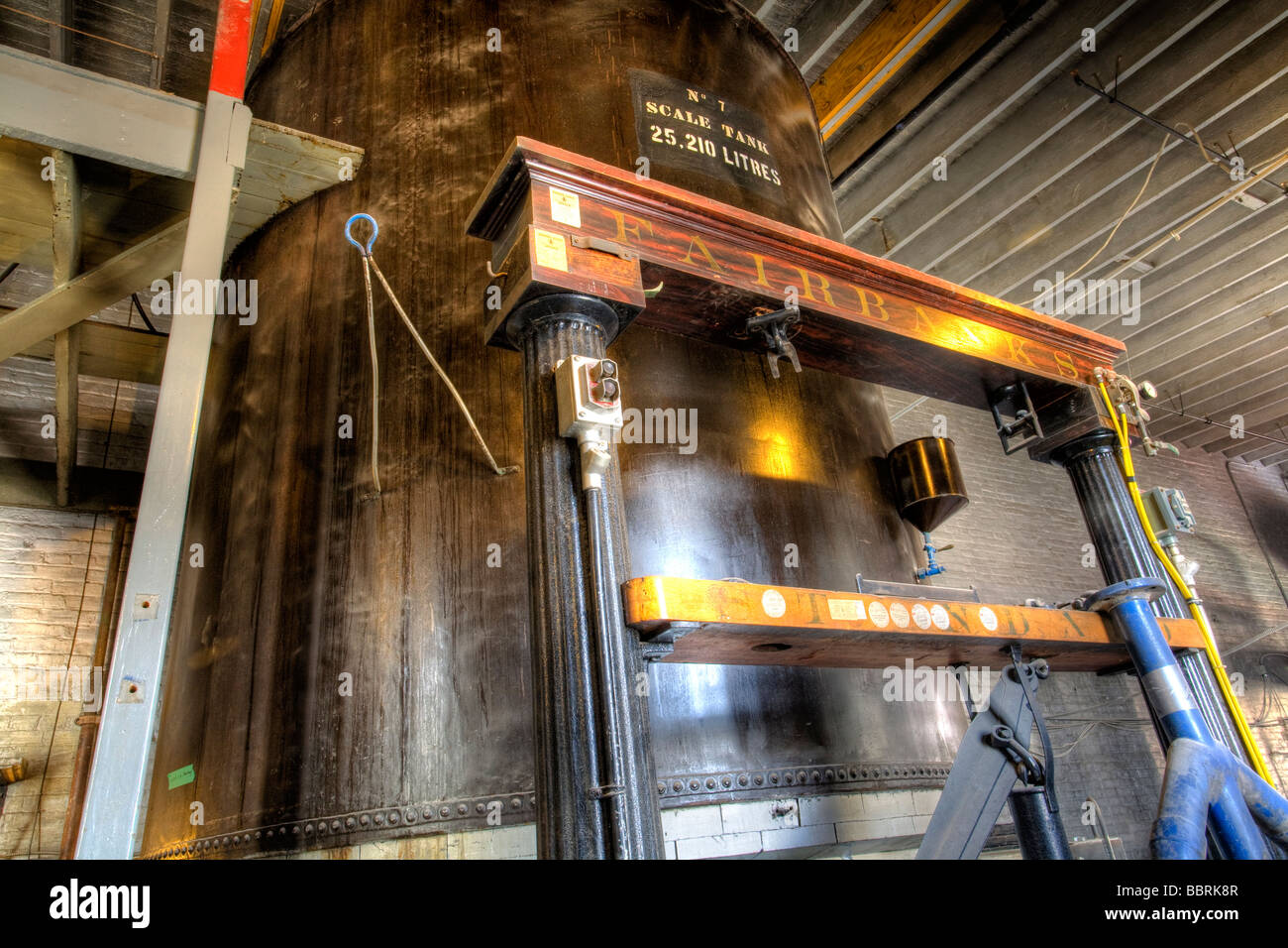 Scale Tank Loft Distillery District Toronto Ontario Kanada Stockfoto