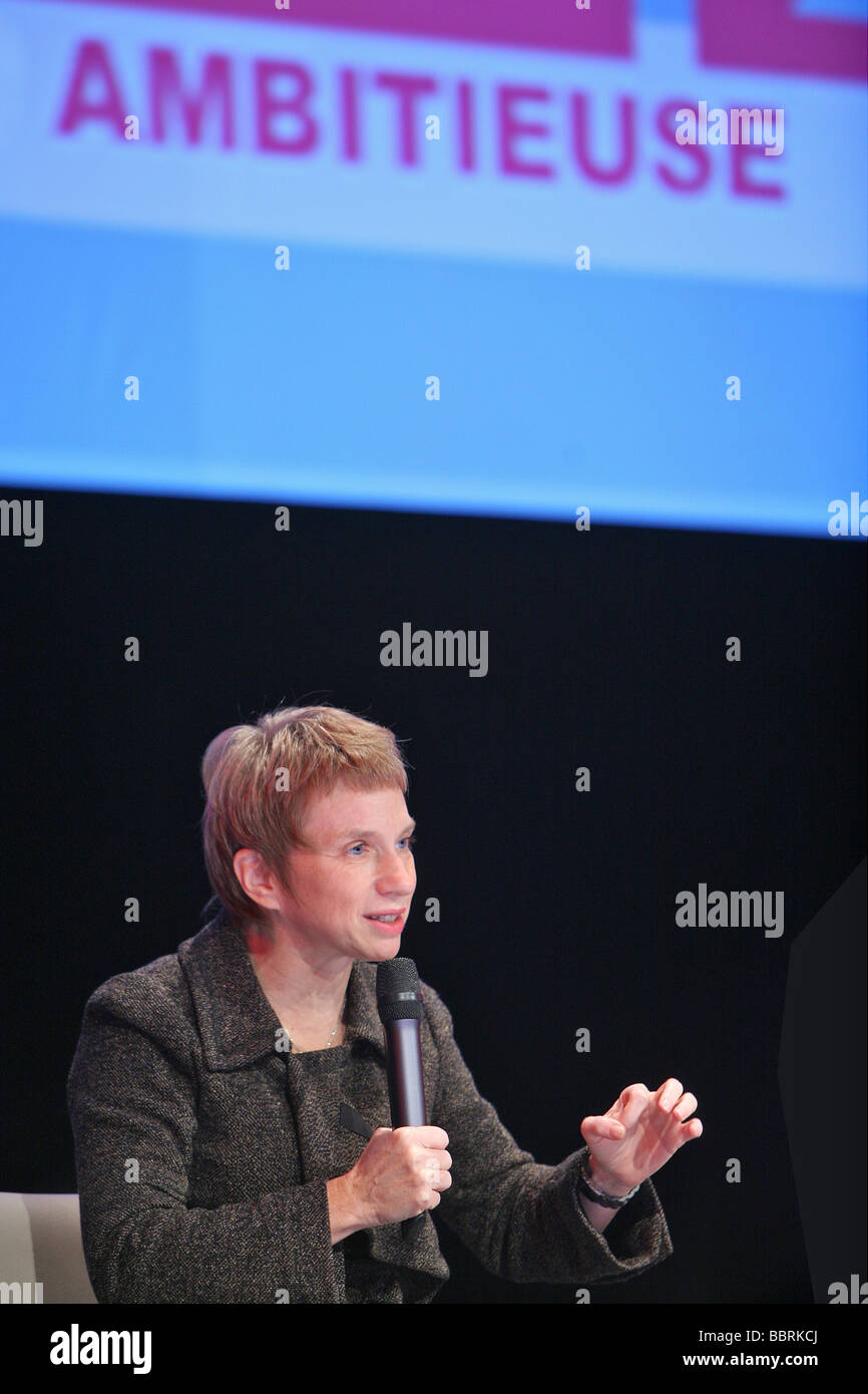 LAURENCE PARISOT, PRÄSIDENT MEDEF, KONVENTION VON DEN HANDELSKAMMERN Stockfoto