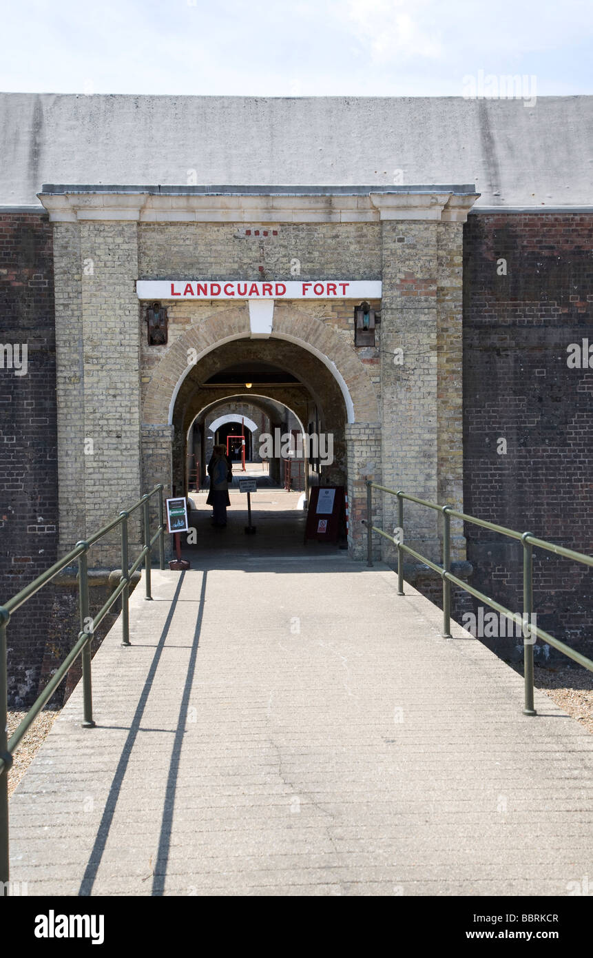 Landguard Fort Felixstowe Suffolk England Stockfoto