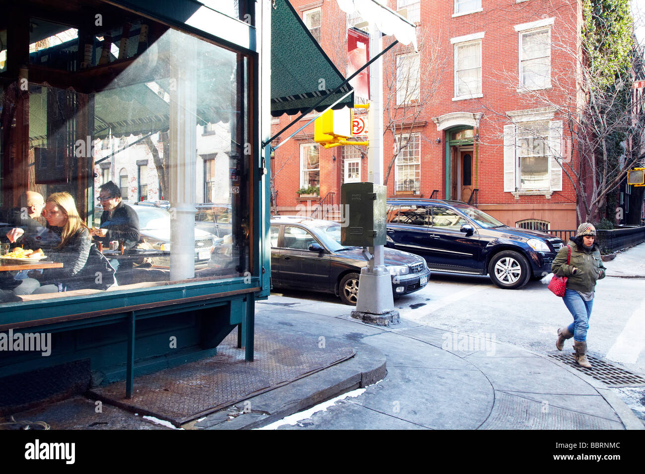 Straßenszene, Greenwich Village, New York Stockfoto
