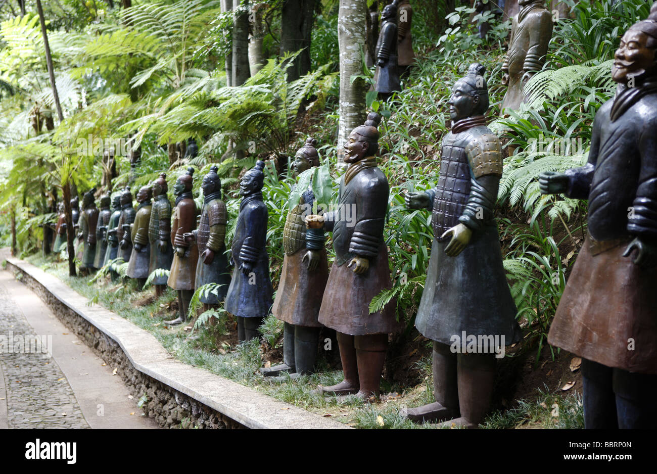 Terrakotta-Krieger in Xian China Stockfoto