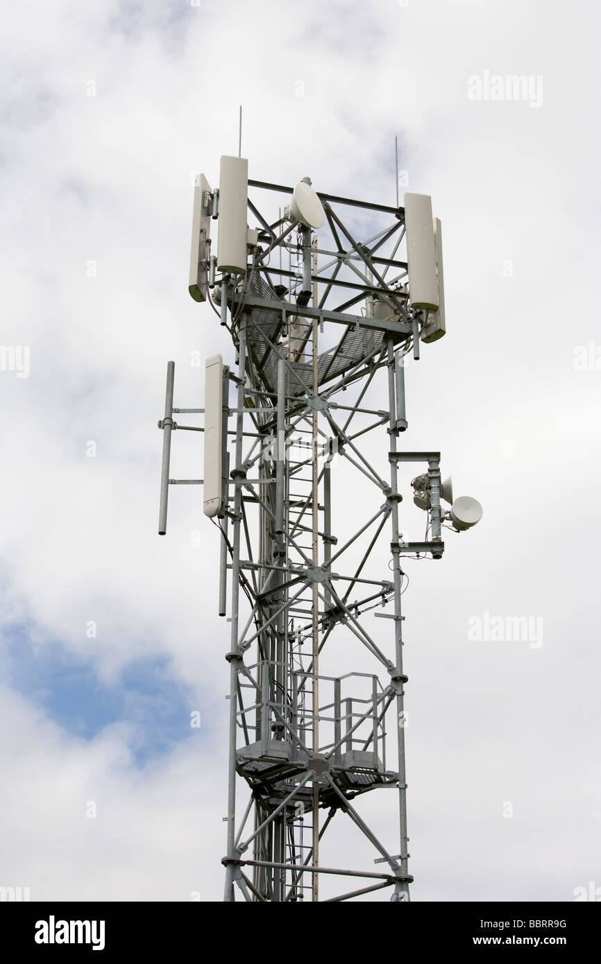 Moble Handy mast Stockfoto