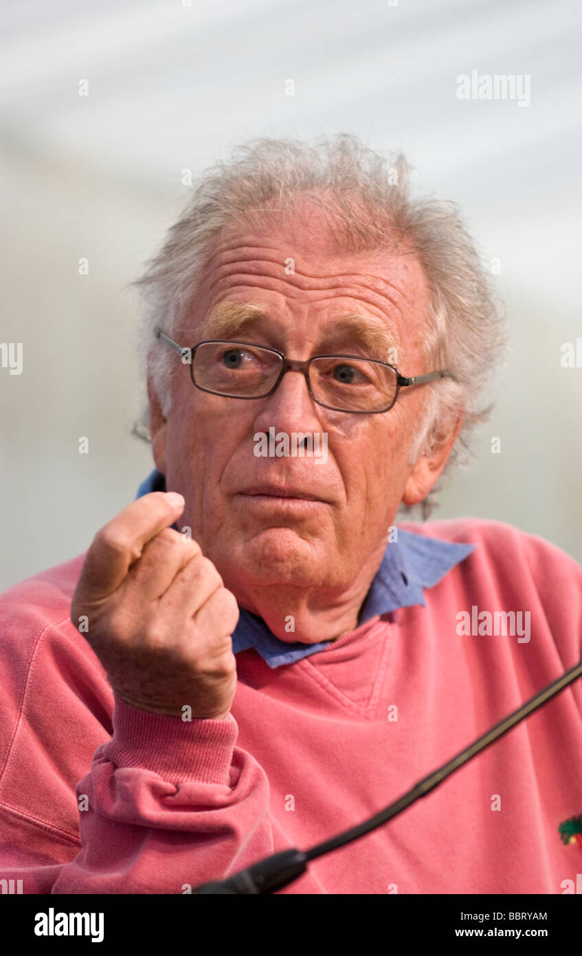 Chris Blackwell Gründer von Island Records, abgebildet bei Hay Festival 2009 Stockfoto