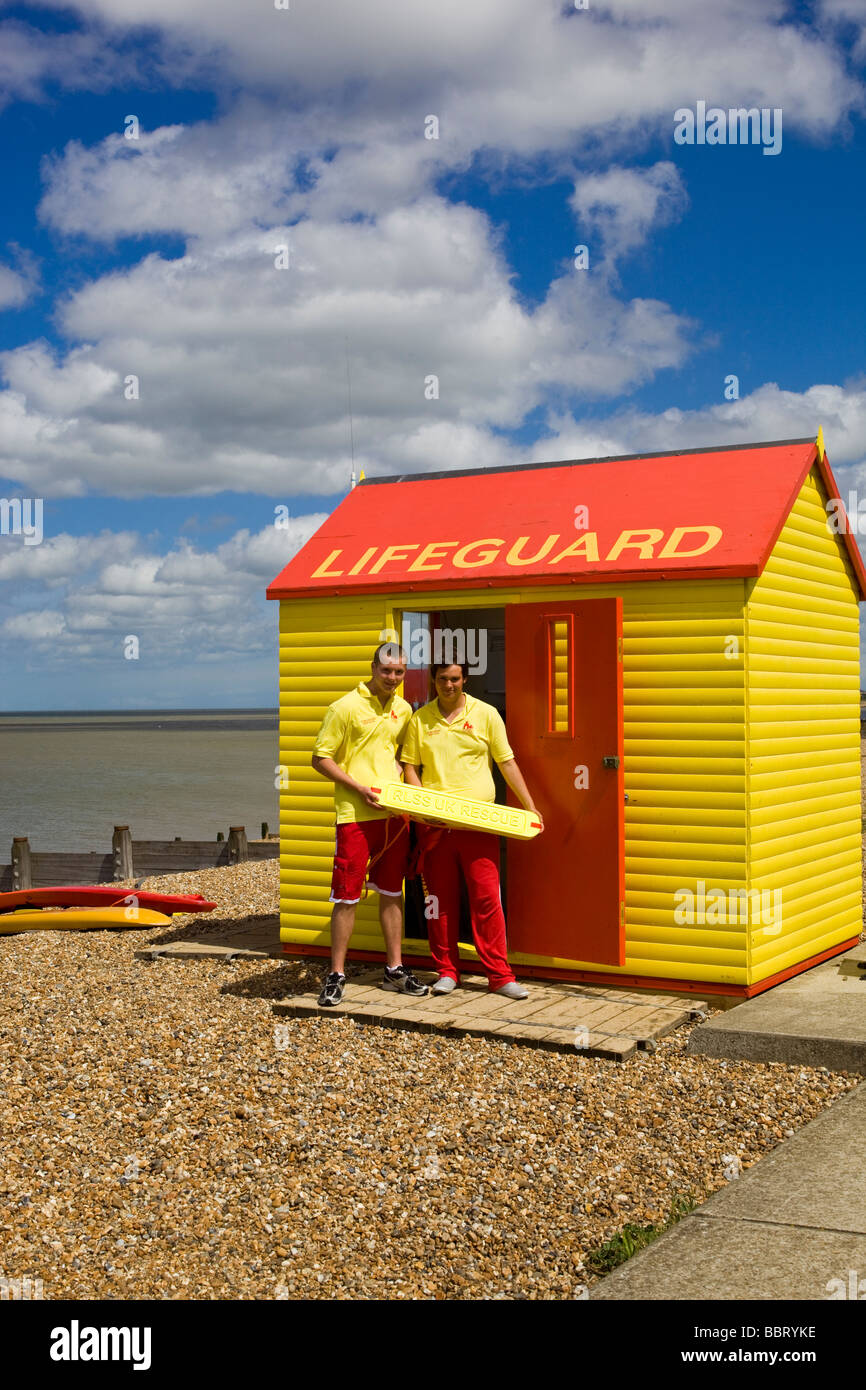 Rettungsschwimmer Tankerton Whitstable Kent Stockfoto