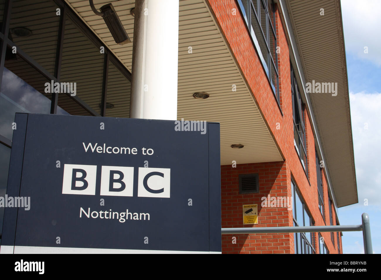 Ein BBC Fernsehen und Rundfunk Landesstudio in Nottingham, England, Vereinigtes Königreich Stockfoto