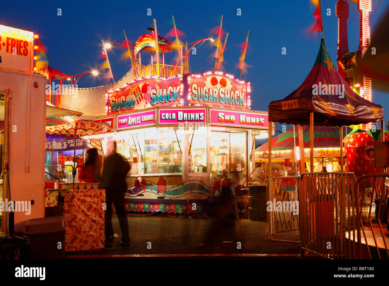 Karneval reitet im 2009 Buccaneer Tage Esquimalt British Columbia Kanada Stockfoto