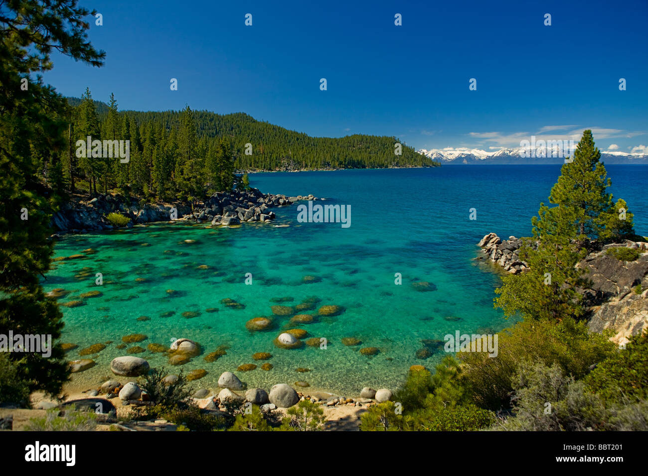 Lake Tahoe, Nevada und Kalifornien Stockfoto