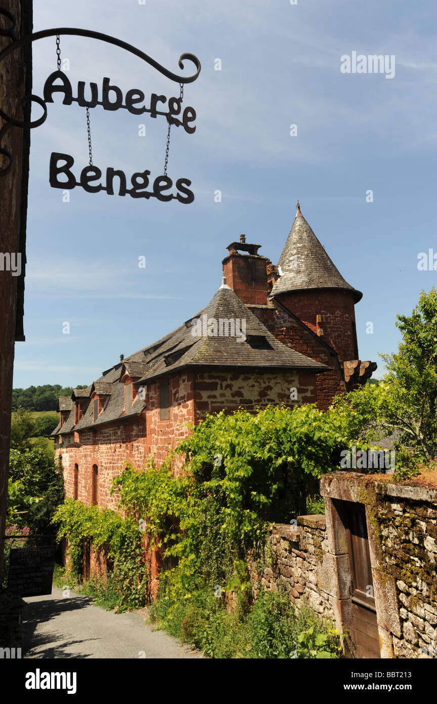 Collonges La Rouge Dordogne Frankreich Stockfoto