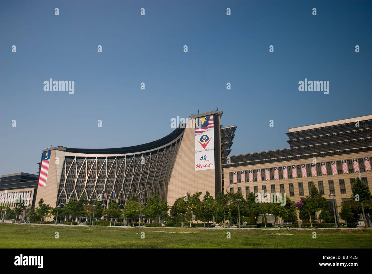 Putrajaya ist das Wahrzeichen der malaysischen Modernisierung als einer des Landes in der Welt entwickeln. Stockfoto