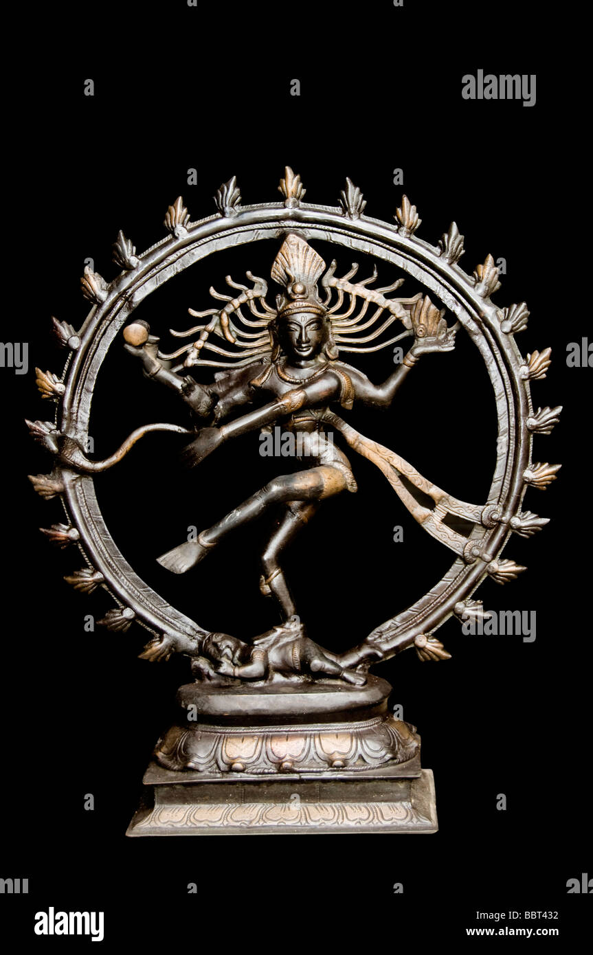 Hindu-Gott Shiva - Nataraja Gottheit Stockfoto