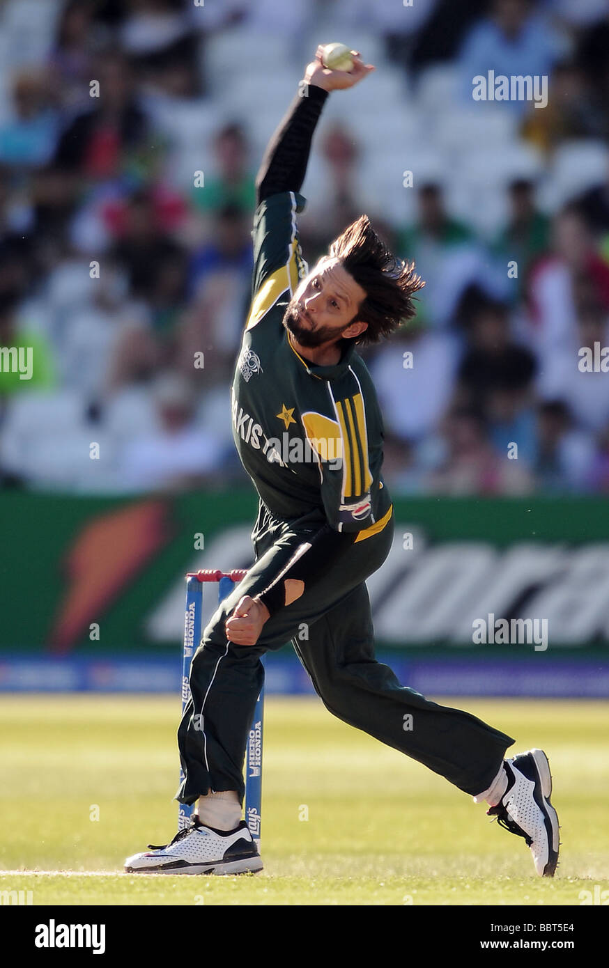 SHAHID AFRIDI PAKISTAN TRENT BRIDGE NOTTINGHAM ENGLAND 1. Juni 2009 Stockfoto