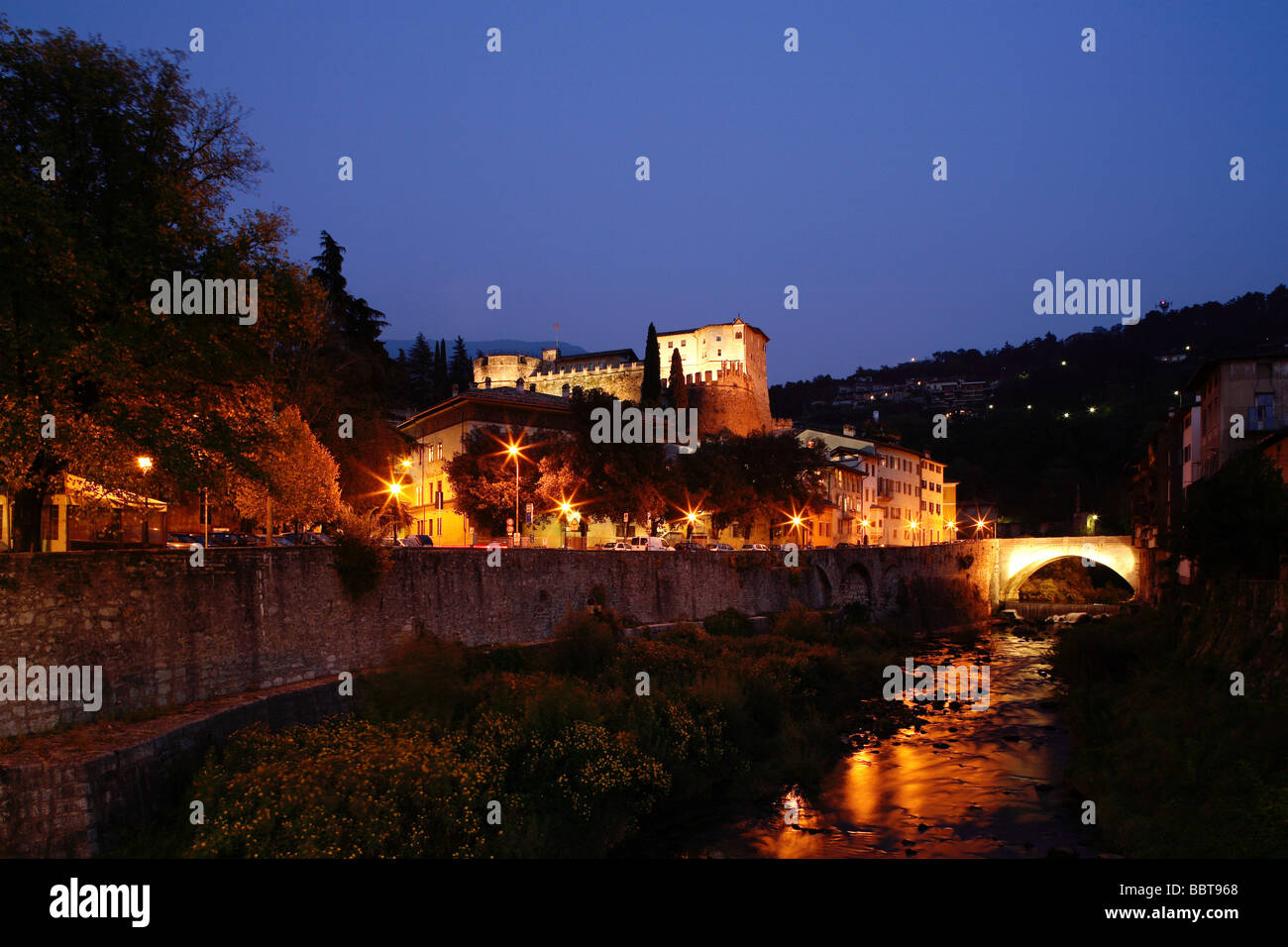 Burg, Rovereto, Trentino Alto Adige, Italien Stockfoto