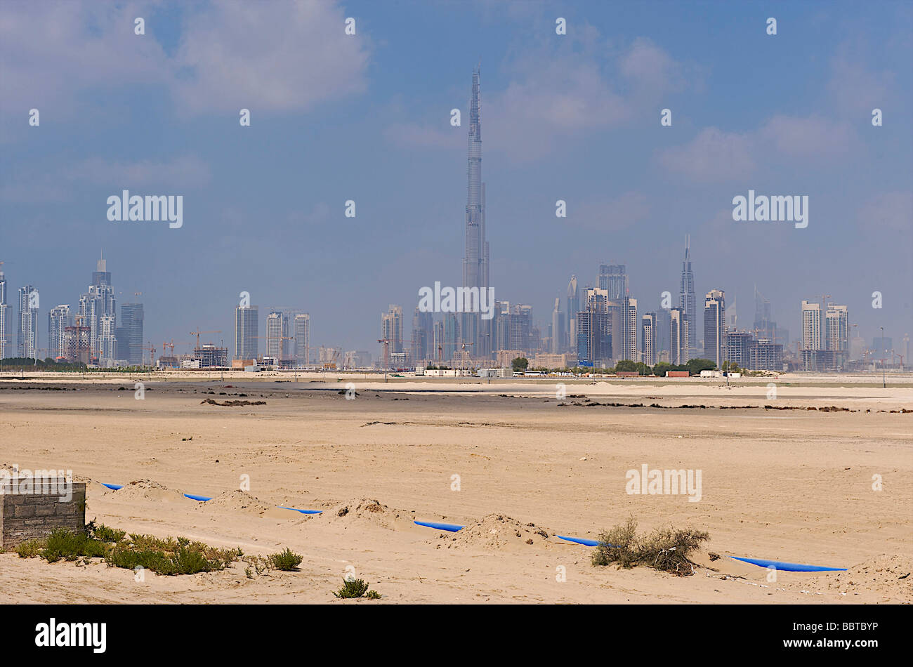 Dubai Burj Dubai das höchste Gebäude der Welt Stockfoto