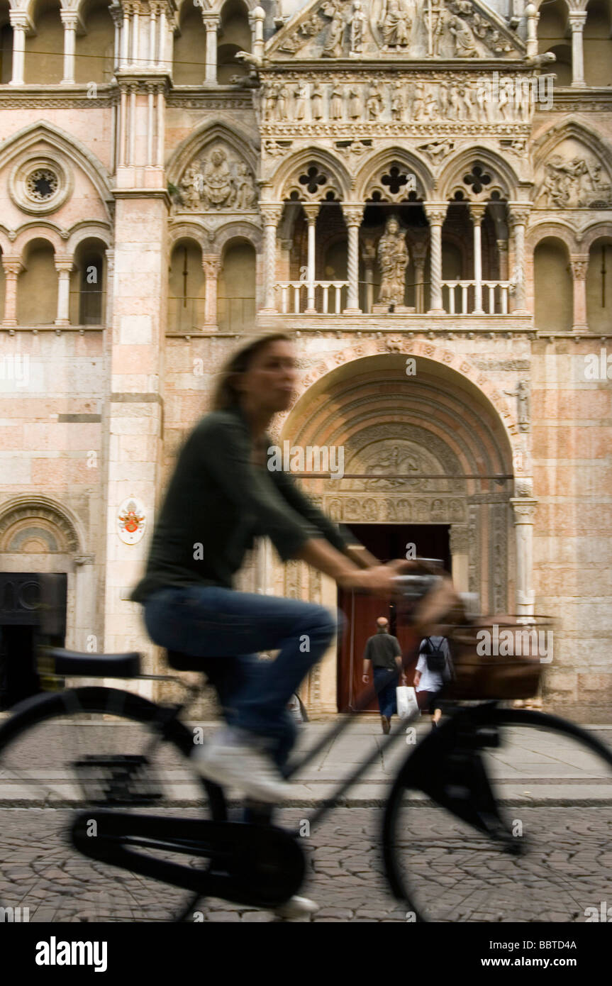 Kathedrale, Ferrara, Italien Stockfoto