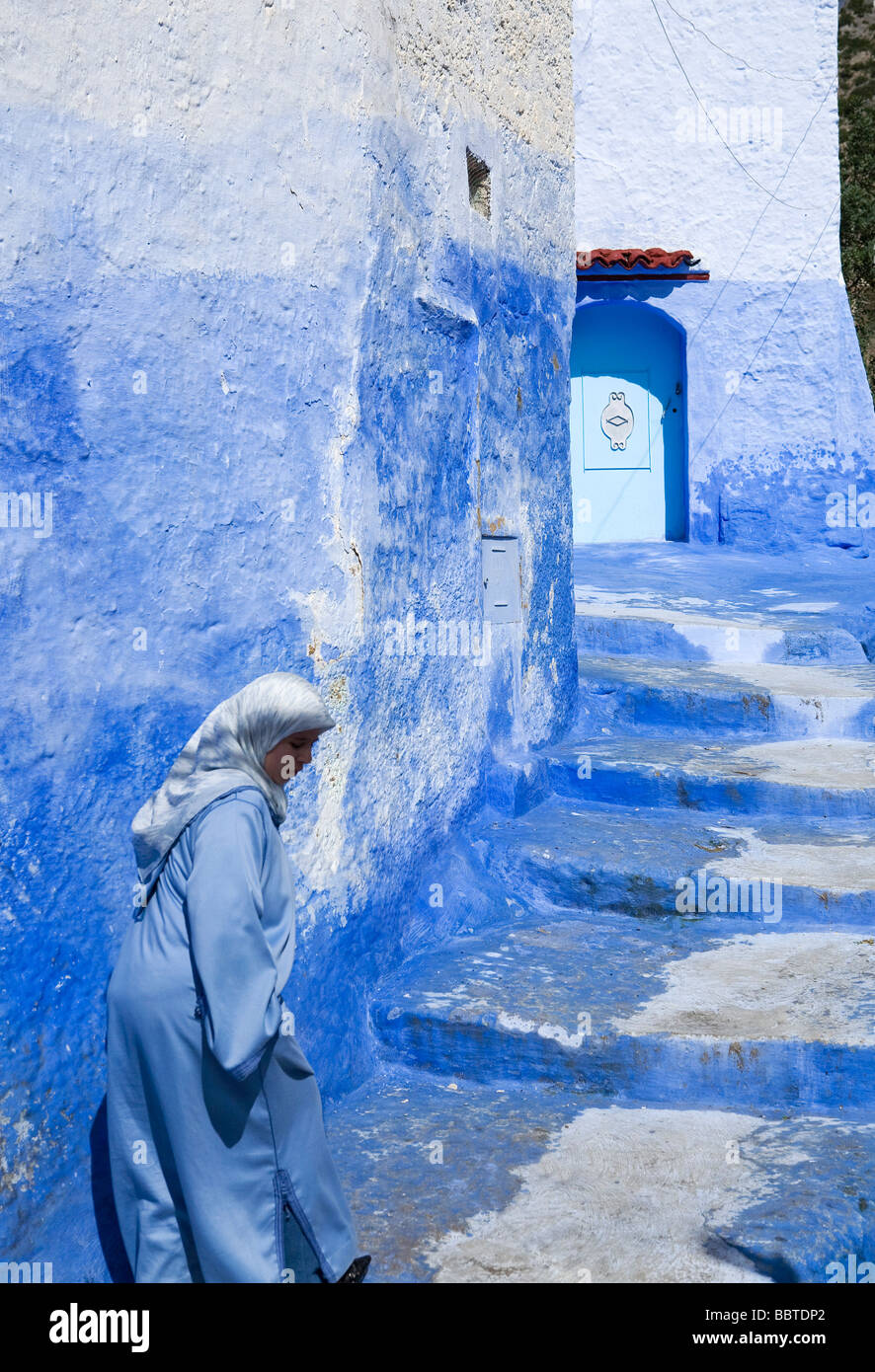 Chefchaouen, Marokko, Nordafrika Stockfoto