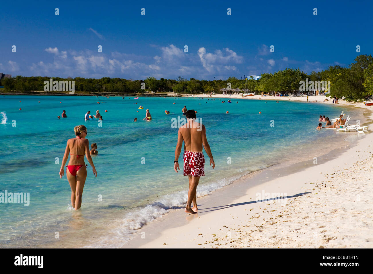 Playa Guardalavaca, Holguin, Kuba Insel, Westindien, Mittelamerika Stockfoto