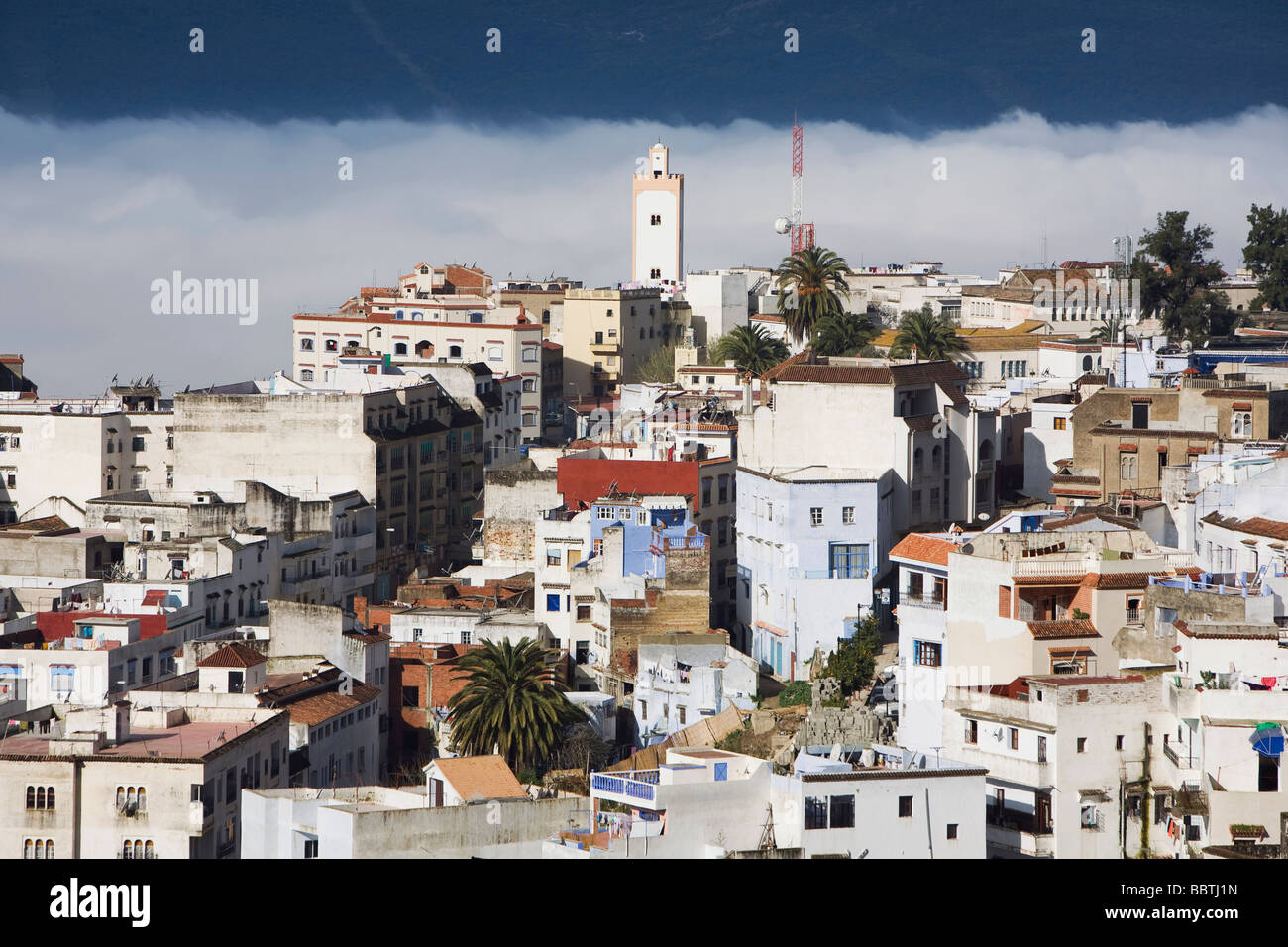 Ansicht von Chefchaouen, Marokko, Nordafrika Stockfoto