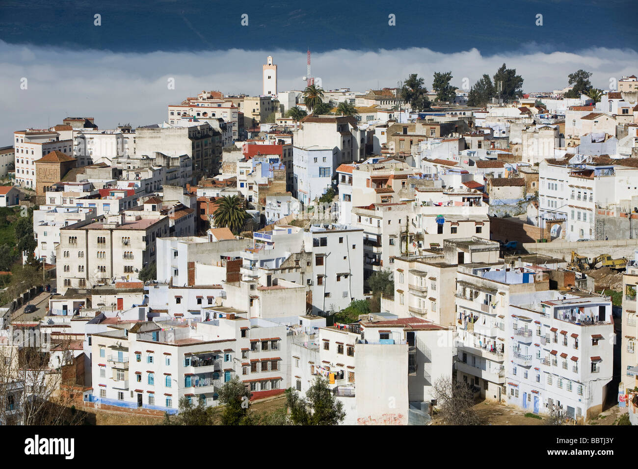 Ansicht von Chefchaouen, Marokko, Nordafrika Stockfoto