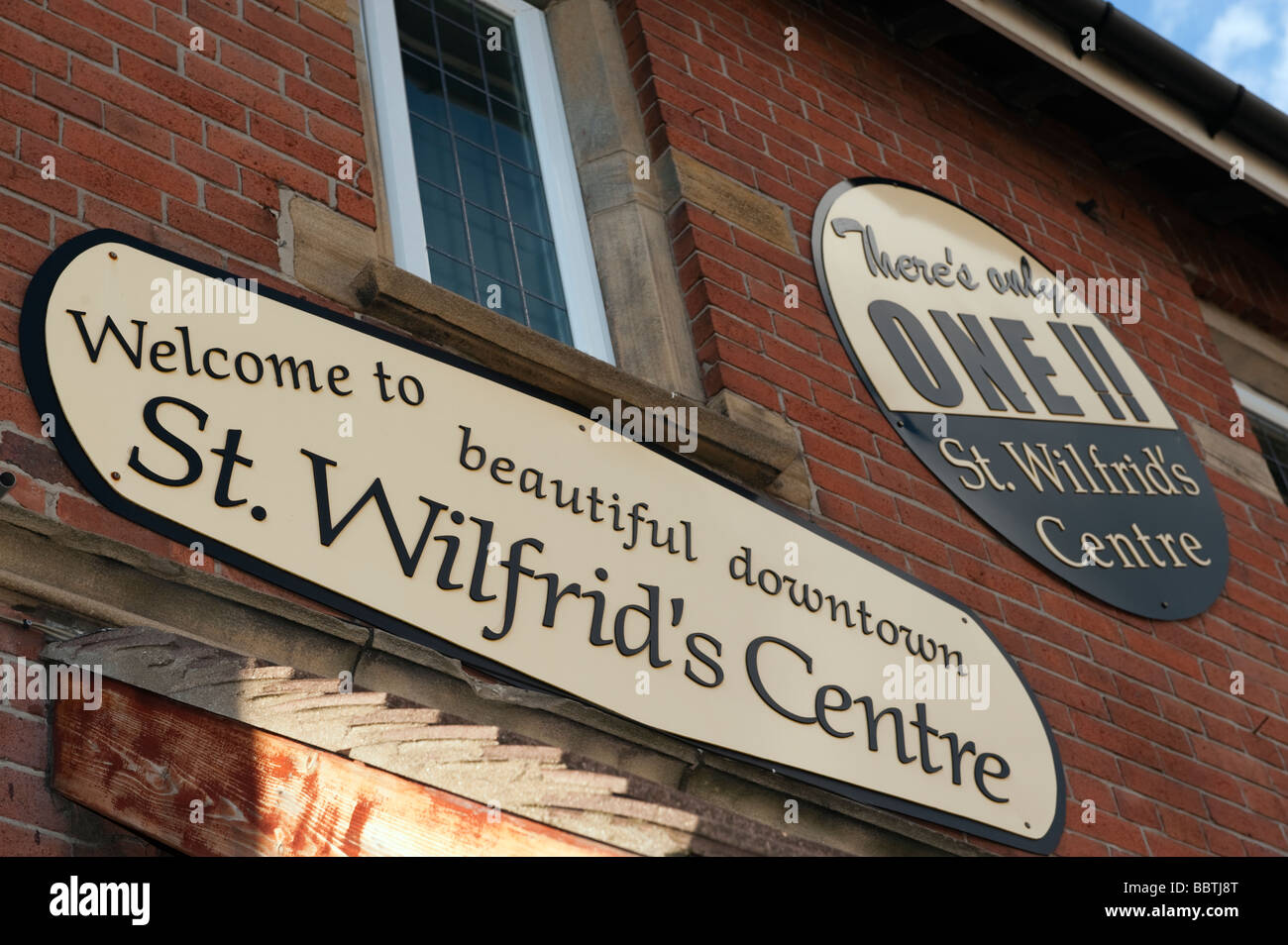 "St. Wilfrid" Zentrum ist eine gemeinnützige Organisation, die Unterstützung der Obdachlosen, anfällig und sozial ausgegrenzte in Sheffield, "South Yorkshire" Stockfoto