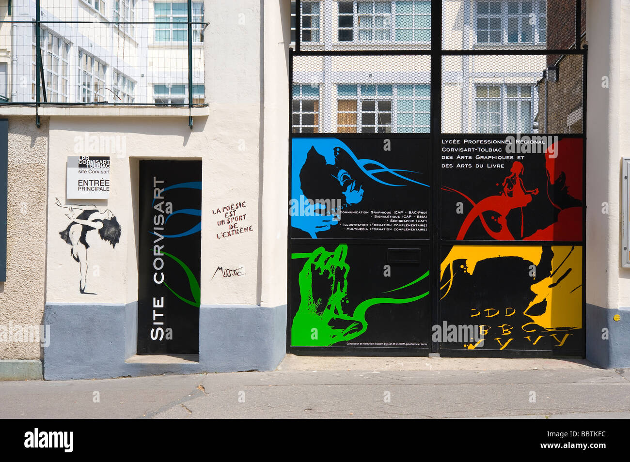 Paris Street Art Stockfoto