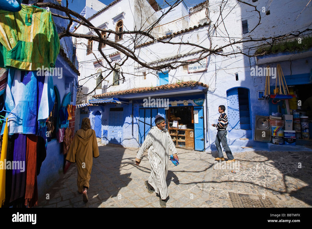 Chefchaouen, Marokko, Nordafrika Stockfoto