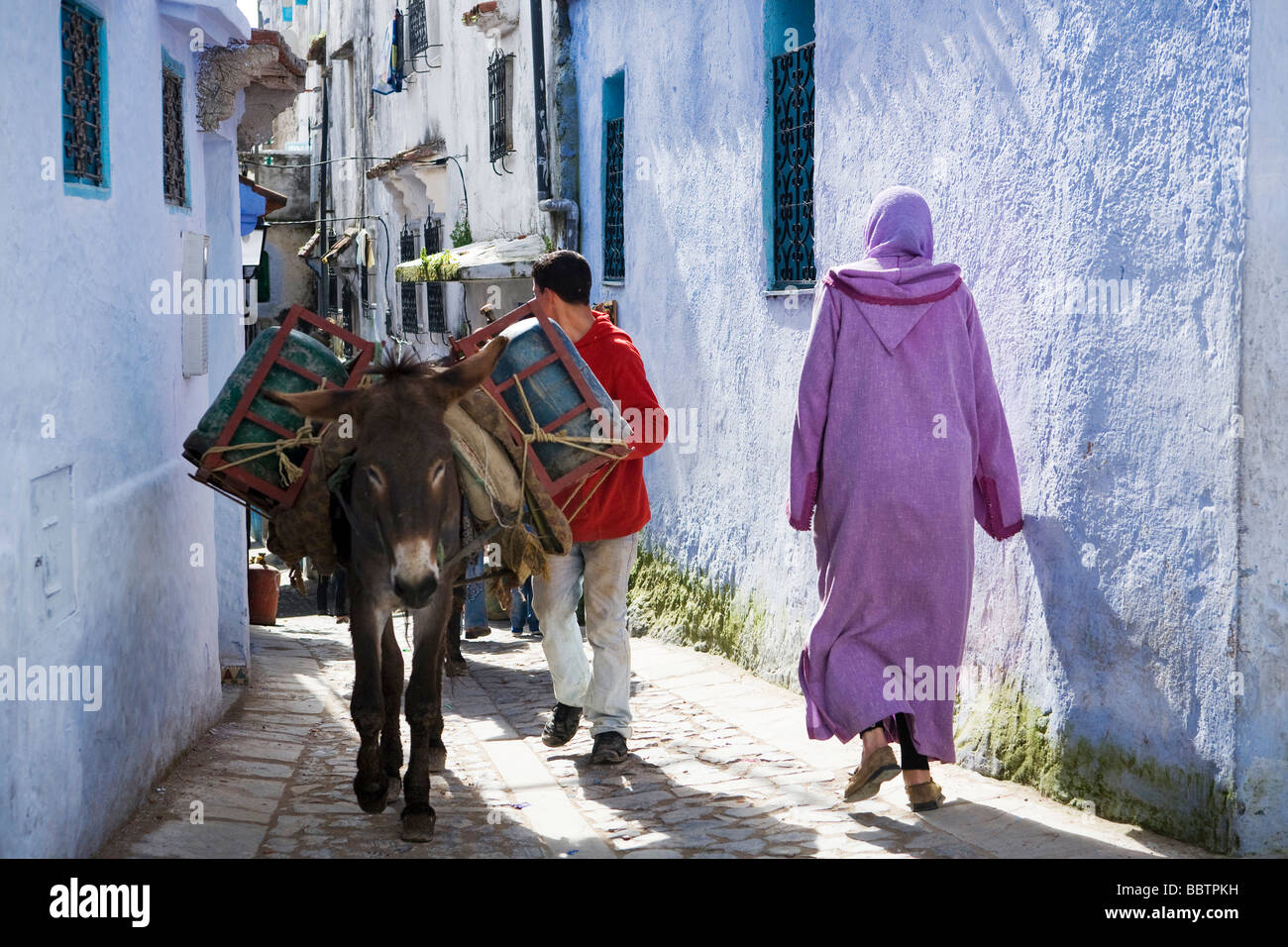 Chefchaouen, Marokko, Nordafrika Stockfoto