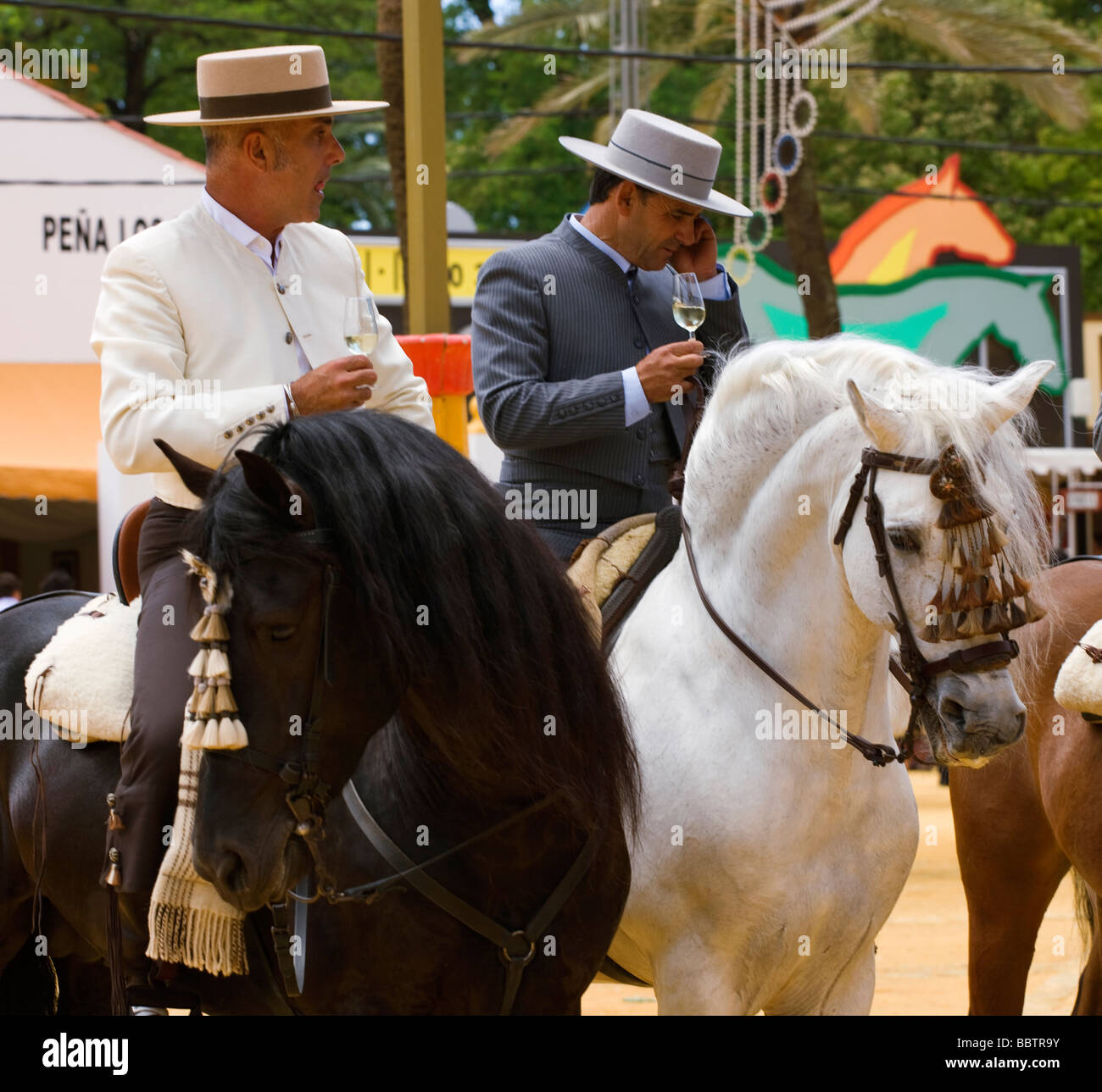 Jerez De La Frontera Horse fair Andalusien Spanien Stockfoto