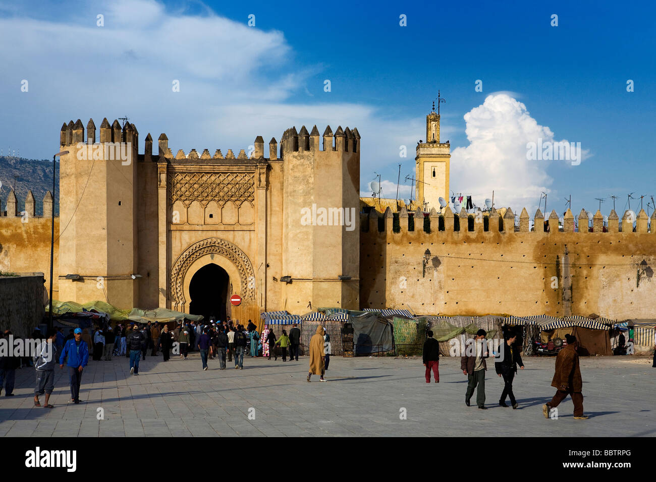 Bab el-Mahrouk, Fez, Marokko, Nordafrika Stockfoto