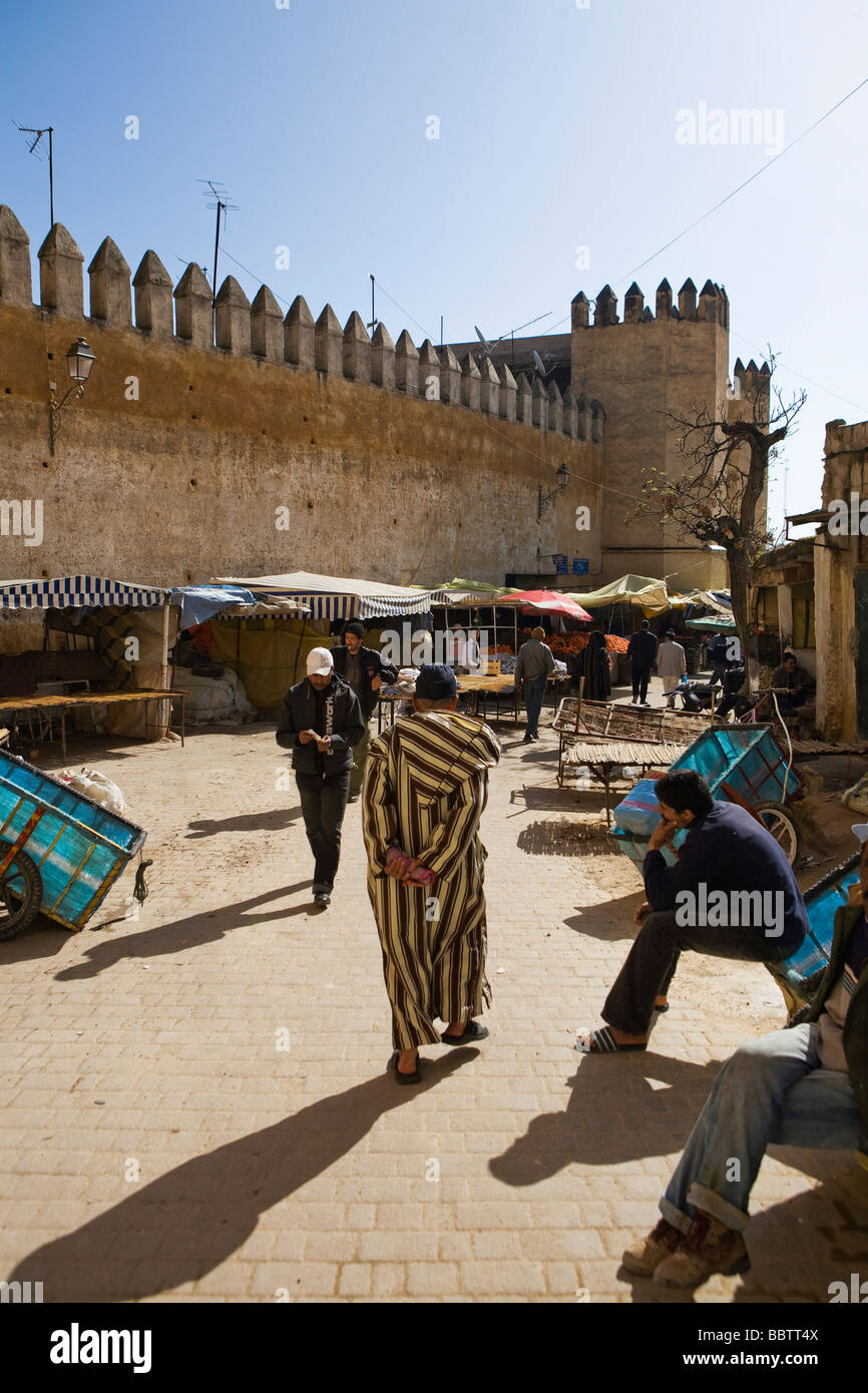 Bab el-Mahrouk, Fez, Marokko, Nordafrika Stockfoto