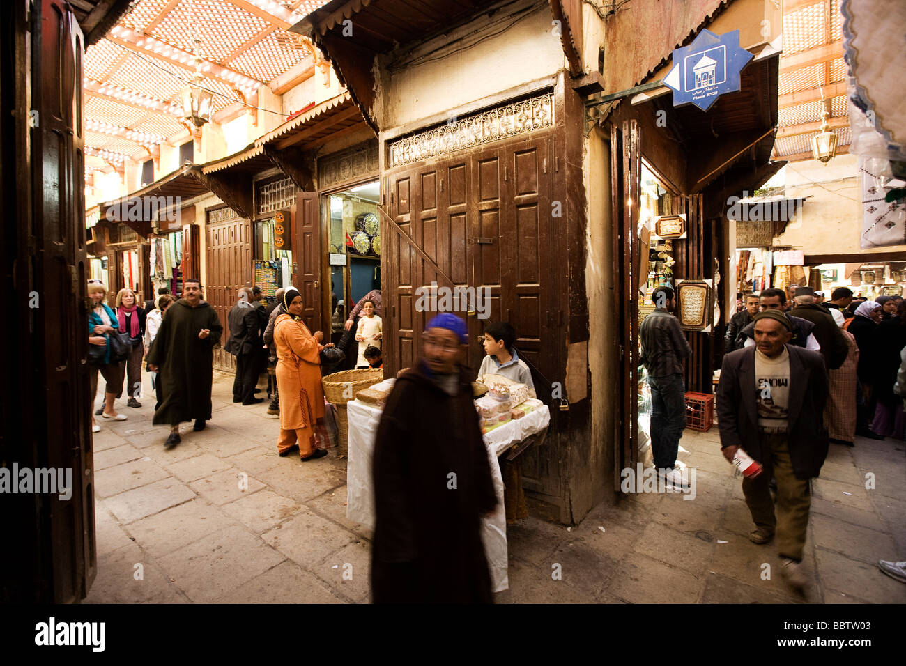 Fes Medina, Marokko, Nordafrika Stockfoto