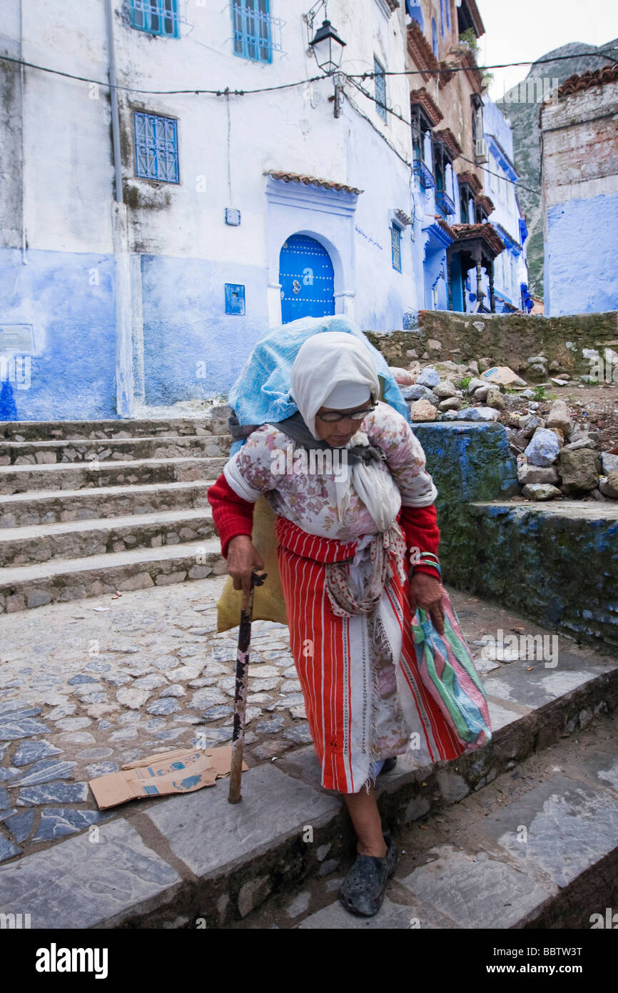 Chefchaouen, Marokko, Nordafrika Stockfoto