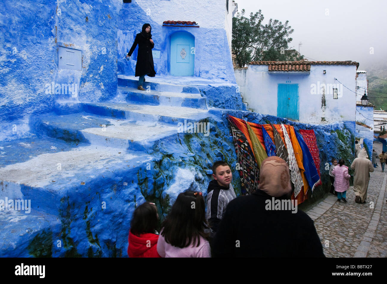 Chefchaouen, Marokko, Nordafrika Stockfoto