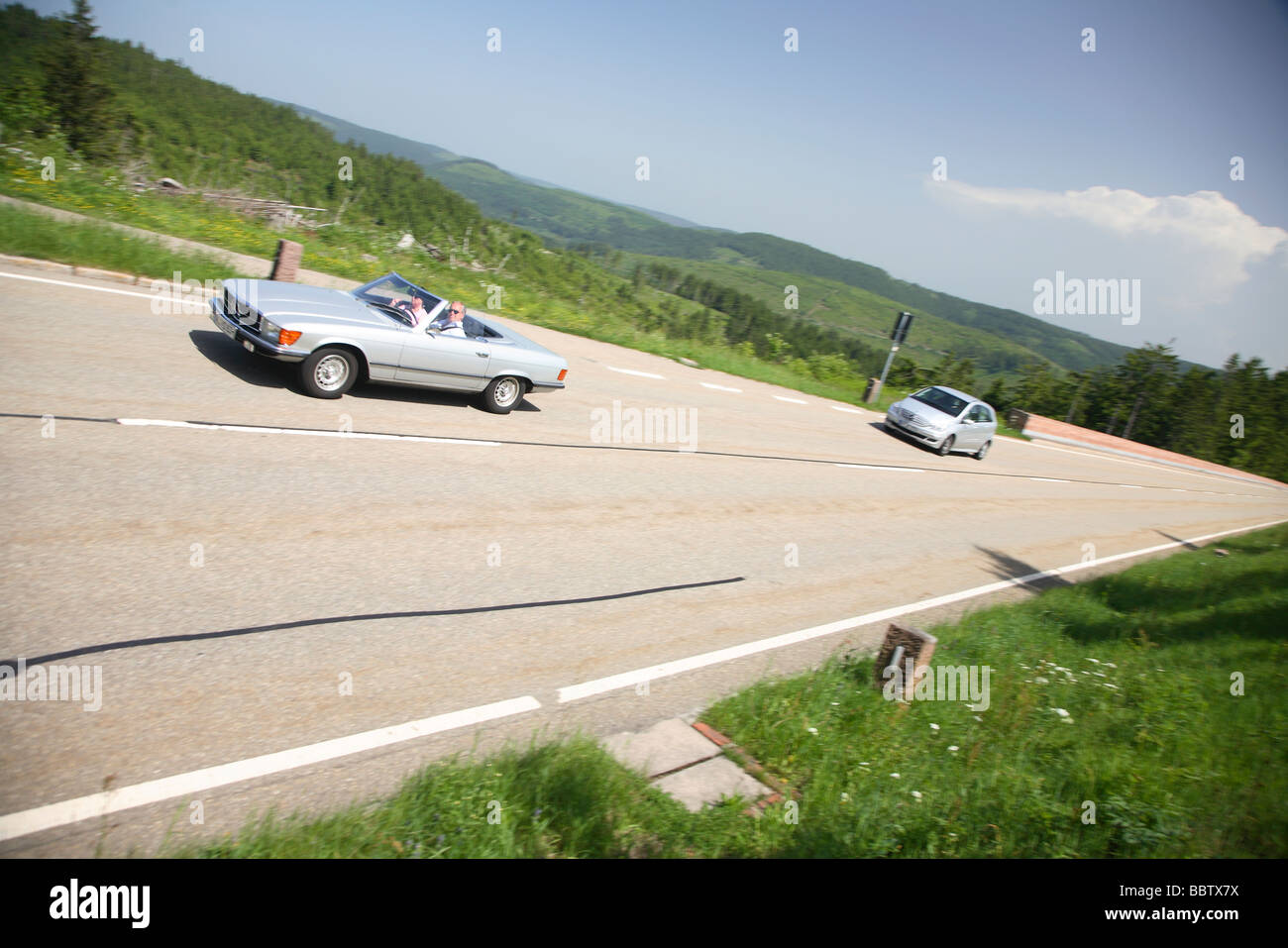 Deutschland, Baden-Wurttemberg, Baden-Württemberg, Baden-Württemberg, Schwarzwald, fahren in der Natur Stockfoto